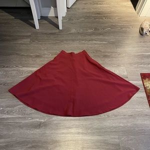 ModCloth dark red skirt